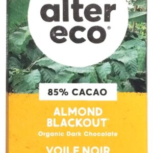 Choc Bar Dk Almond 85% (AlterE), 75g