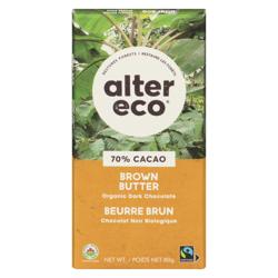 Choc Bar Brown Butter 70% (AlterE), 80g