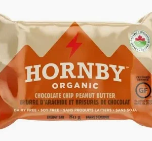 Energy Bar Choc Chip Peanut Butter Org (Hornby), 80g