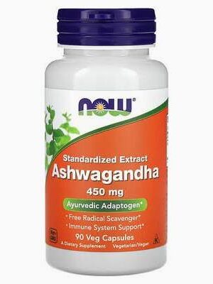 Ashwaghanda 400mg (Now), 90vcaps